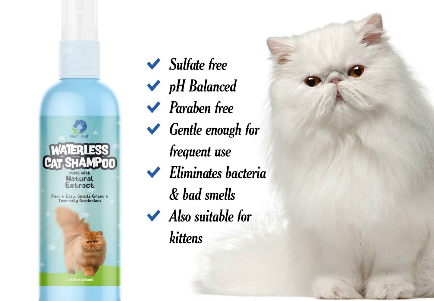 waterless cat shampoo