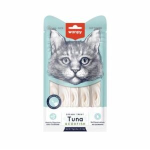 Wanpy Creamy Lickable Treat for Cat - Tuna & Cod Fish