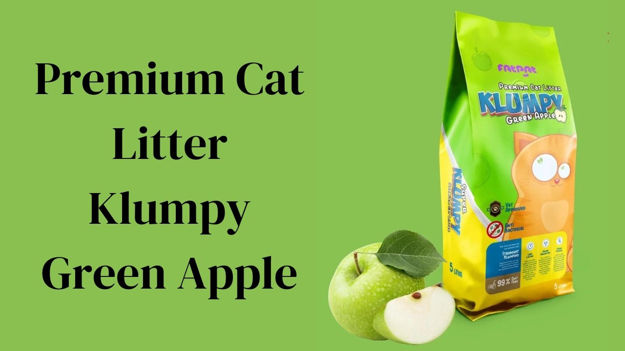 Premium Cat Litter Klumpy Green Apple