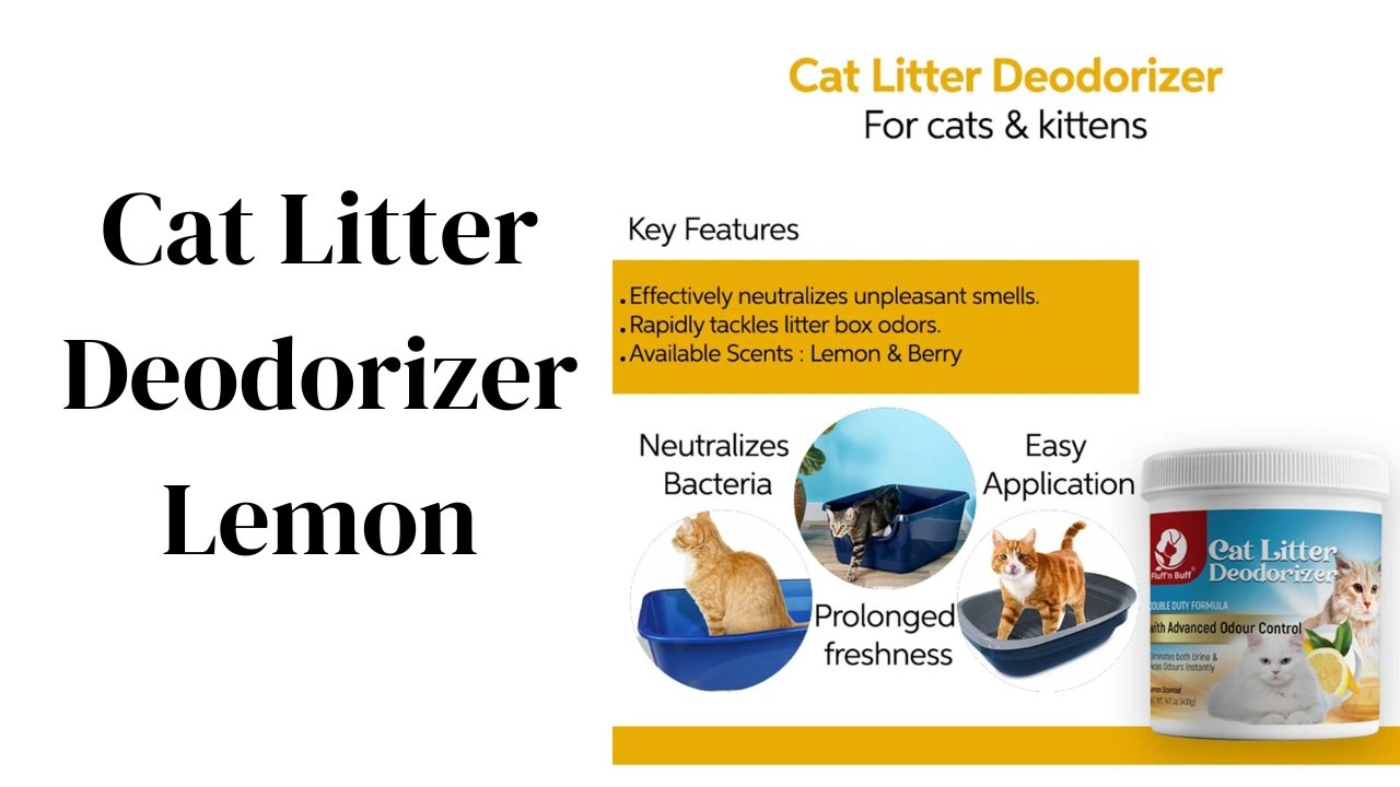 Cat Litter Deodorizer Lemon