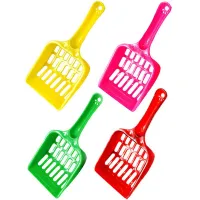 Cat Litter Sifting Scoop - Pack of 4 - Multicolor