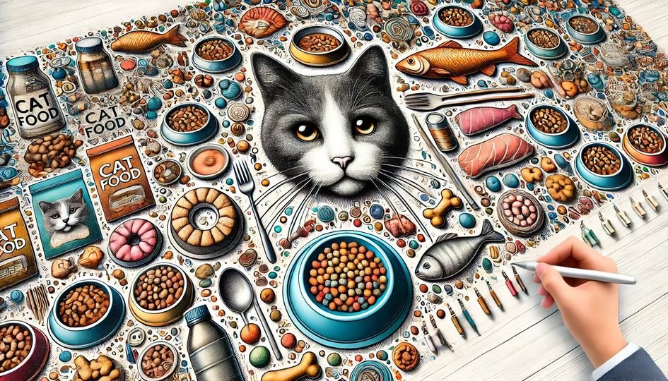 Cat Food Drawing