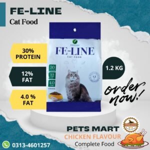 Cheaper Cat Food Feline Cat Food 1.2 kg - Protein 30% Fat 12%