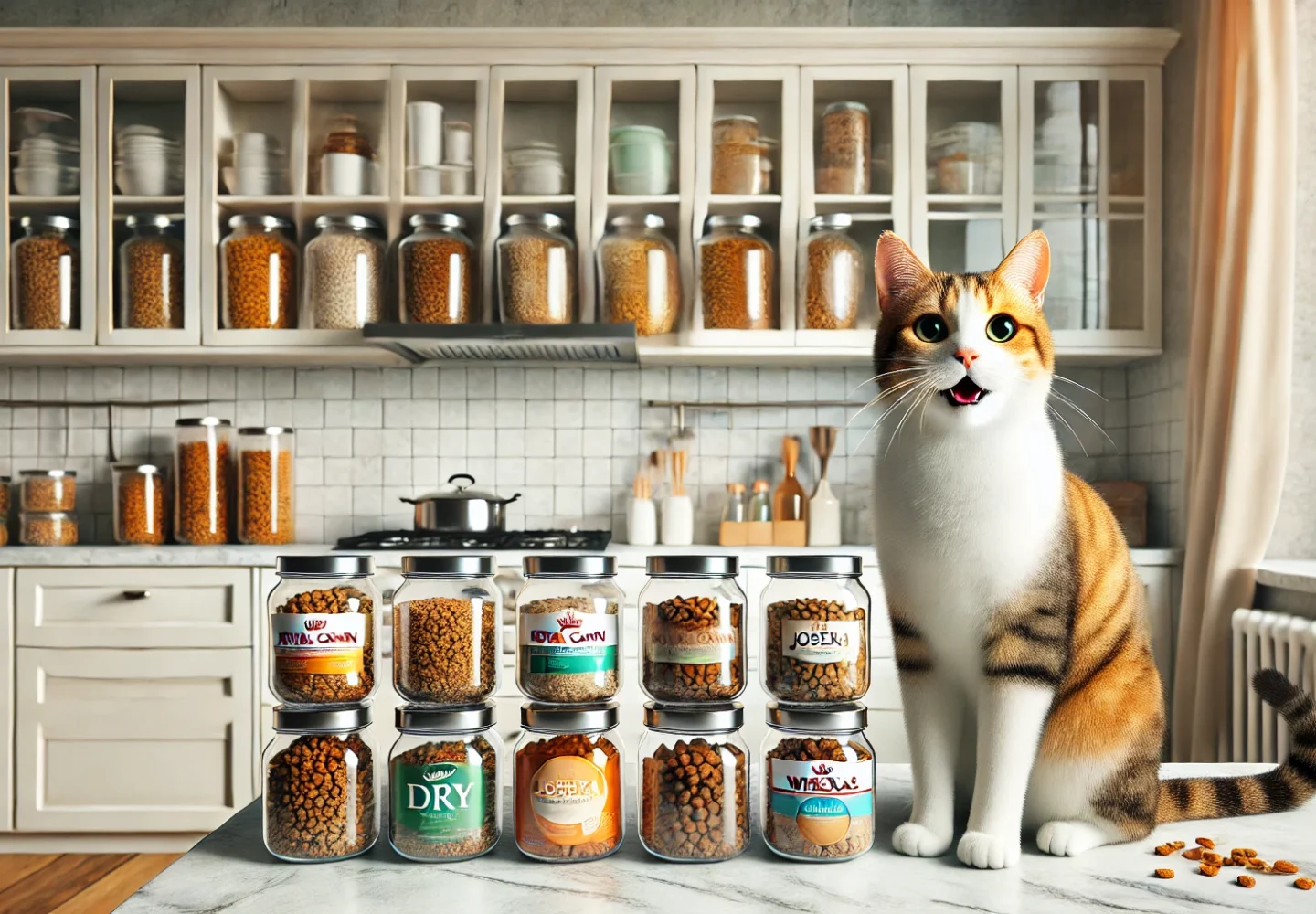 Cat Food Jar