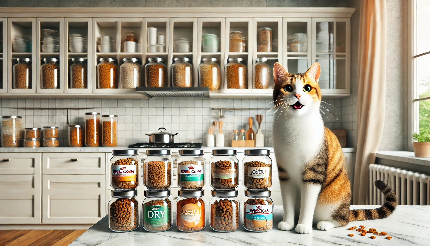 Cat Food Jar